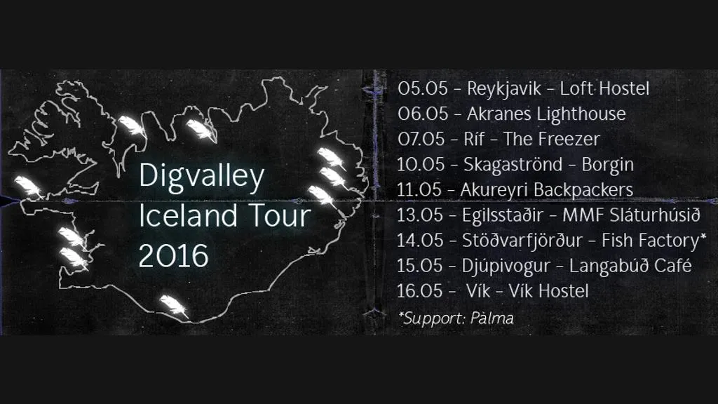 14 MAY tónleikar Digvalley frá Noregi, AMBIENT SUMAR!