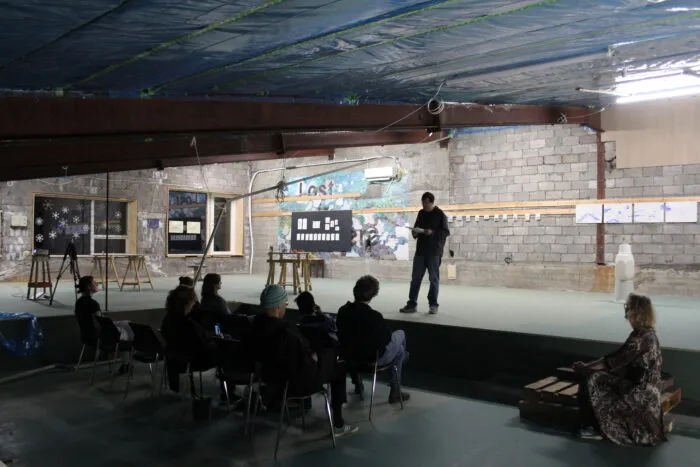 Alex Stein during Open House Reading /// Fish Factory Creative Centre November 2023